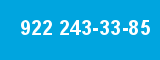 922 243-33-85